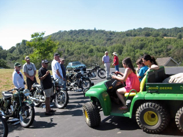 Siri practices driving the gator