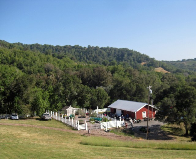 View of the starting point