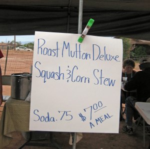 lunch-sign lunch menu