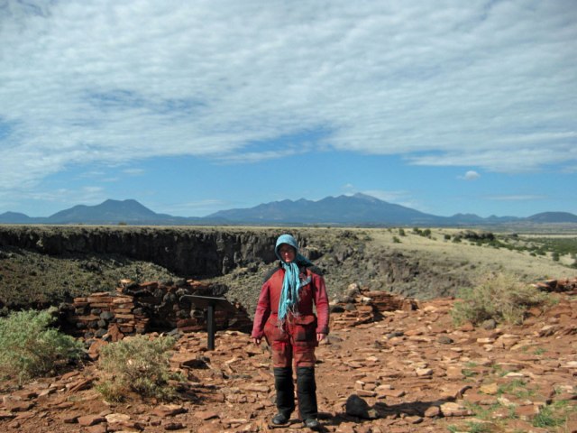 Lanora-on-top-the-Citadel- That's me on top of the Citadel, feeling fully protected in my aerostich and scarf