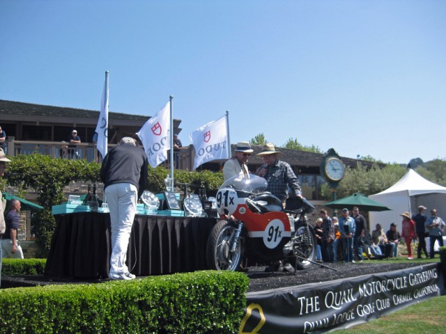 Fred accepts an award for the KRTT