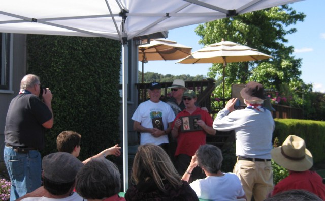 The dreaded Lucas and Rat Trap awards presented to Don and Olav