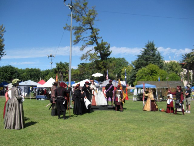 Mary Queen of Scots and her court