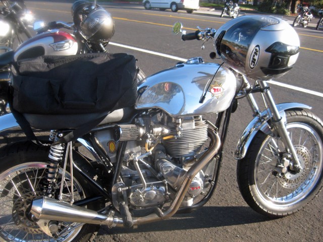 Shiny BSA and Triumph