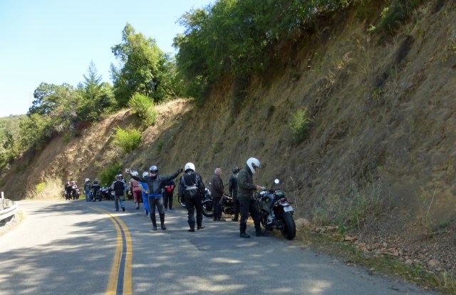 Show's over.  The bike is up, the rider checked.  time to get moving again.